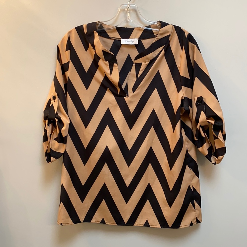 Freeway Chevron Blouse